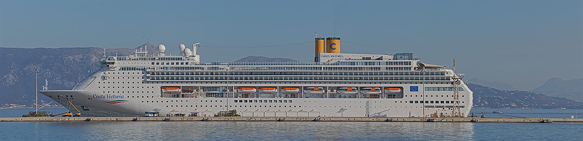 Costa group cruises — a Costa ship in the Mediterranean